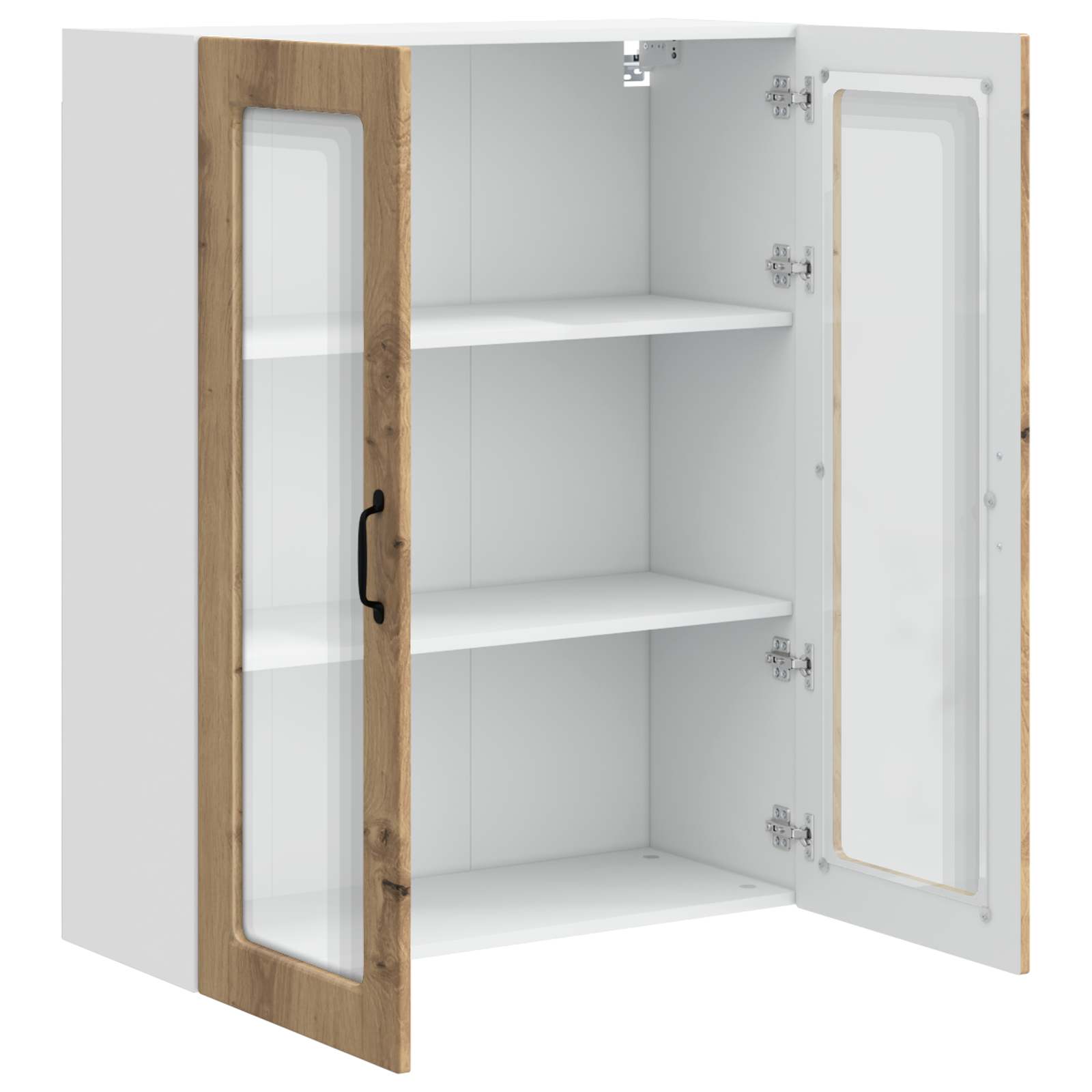 Ραφιέρα τοίχου PORTO Artisan Oak 80 x 31 x 100 εκ.