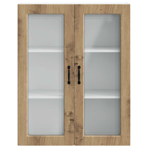 Ραφιέρα τοίχου PORTO Artisan Oak 80 x 31 x 100 εκ.