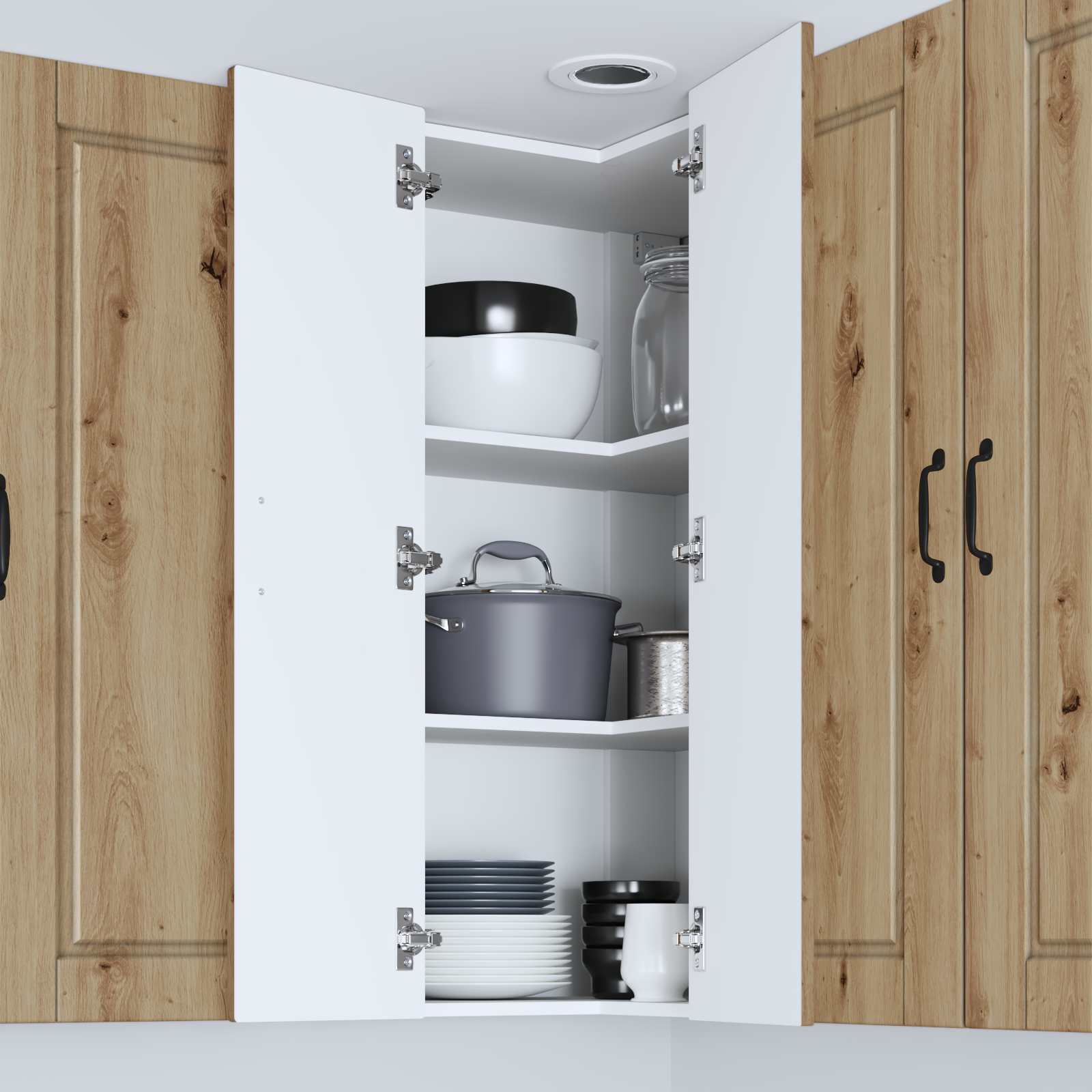 Ντουλάπα Γωνίας PORTO Artisan Oak 57 x 57 x 100 εκ.