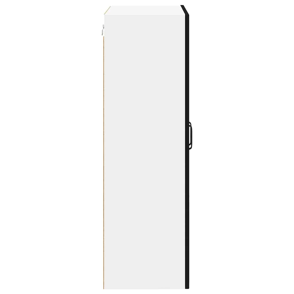 Πάνελ πλυντηρίου πιάτων με ράφι Μαύρο 60 x 31 x 100 εκ.