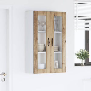 Ραφιέρα τοίχου PORTO Artisan Oak 60 x 31 x 100 εκ.