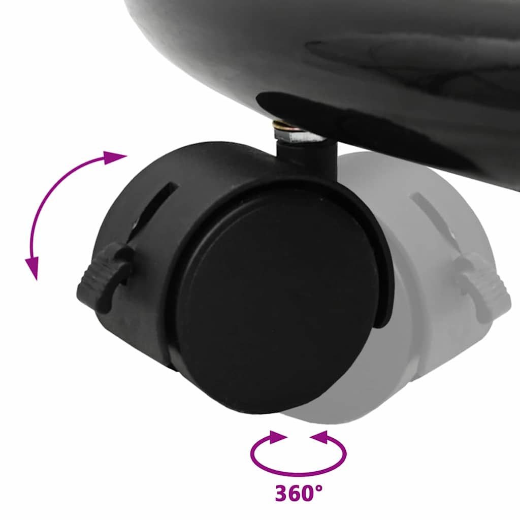 Μαγνητικός λευκός πίνακας Μαύρο και Λευκό 62 x 62,5 x 197 εκ. - Pakobazaar