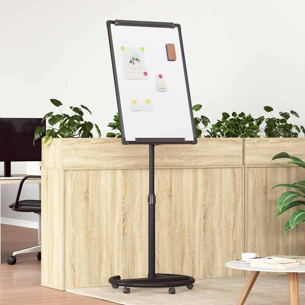 Μαγνητικός λευκός πίνακας Μαύρο και Λευκό 62 x 62,5 x 197 εκ. - Pakobazaar