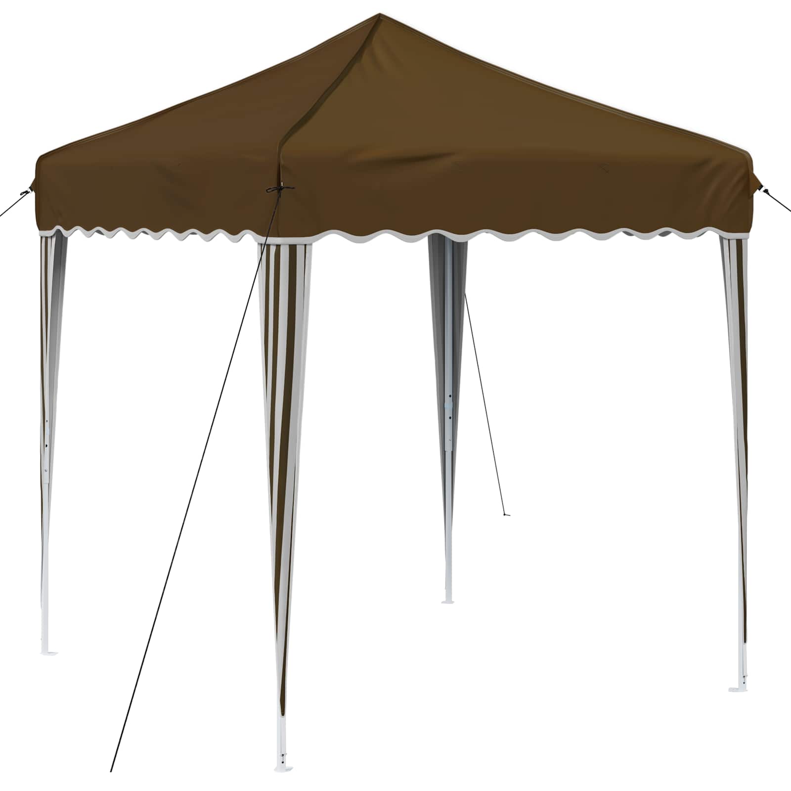 Αυτοσχέδιο Μόρφωση Taupe 195 x 195 x 245 εκ. Ύφασμα Όξφορντ - Pakobazaar