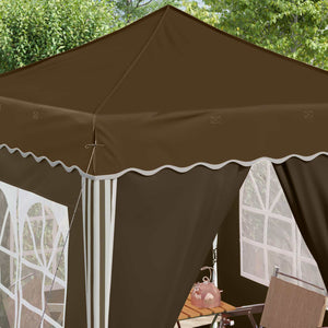 Αυτοσχέδιο Μόρφωση Taupe 195 x 195 x 245 εκ. Ύφασμα Όξφορντ - Pakobazaar