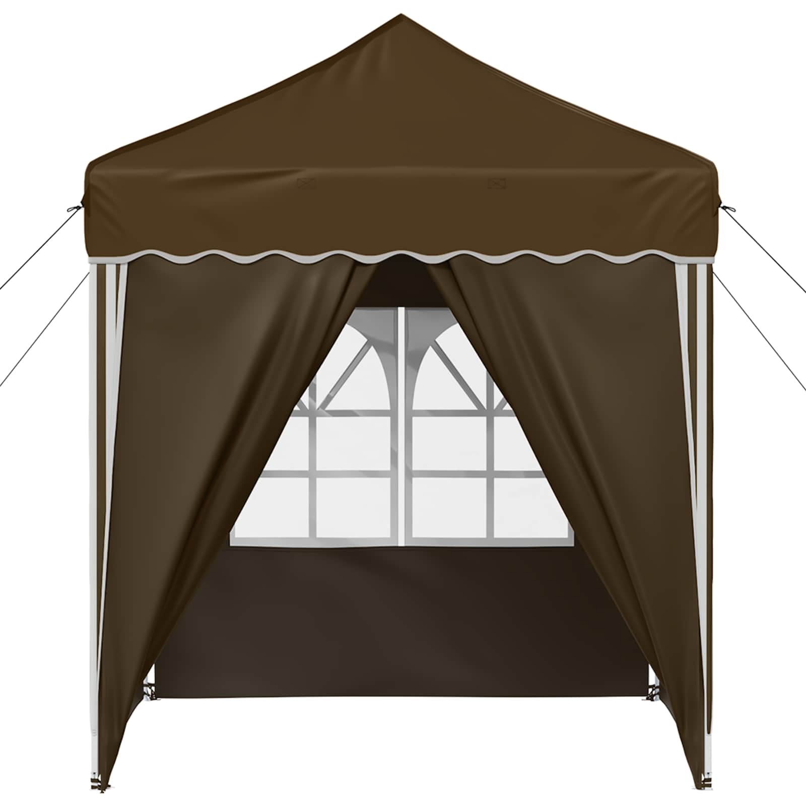 Αυτοσχέδιο Μόρφωση Taupe 195 x 195 x 245 εκ. Ύφασμα Όξφορντ - Pakobazaar
