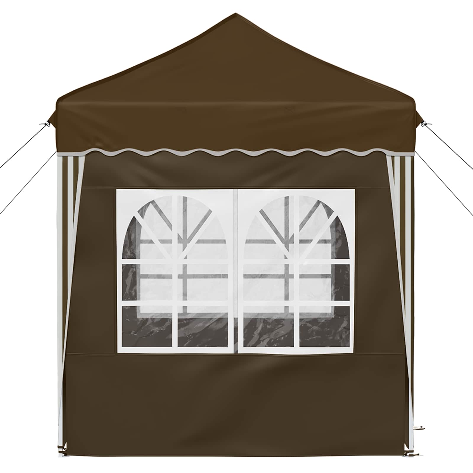 Αυτοσχέδιο Μόρφωση Taupe 195 x 195 x 245 εκ. Ύφασμα Όξφορντ - Pakobazaar