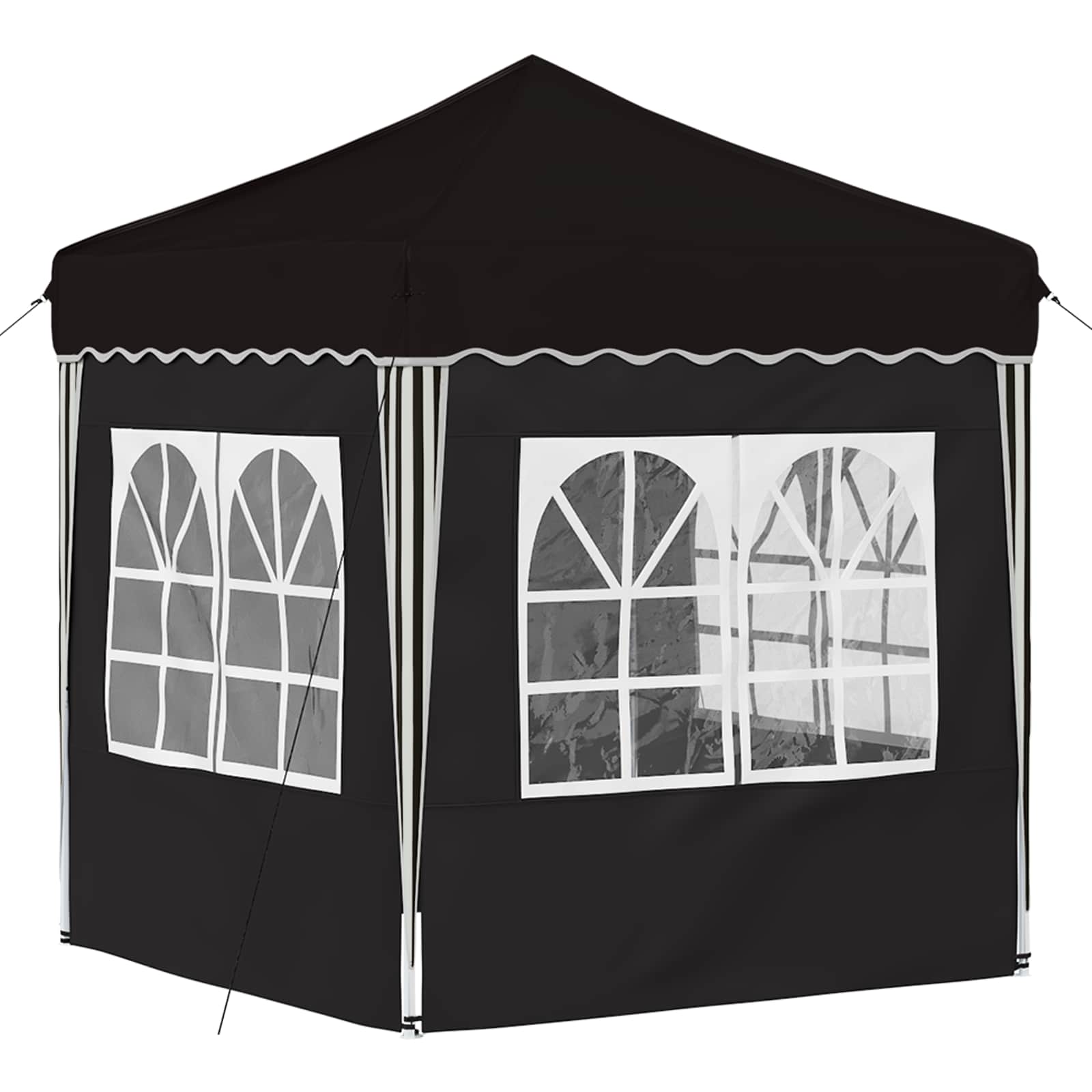 Αυτοσχέδιο Μόρφωση Μαύρο 195 x 195 x 245 εκ. Ύφασμα Όξφορντ - Pakobazaar