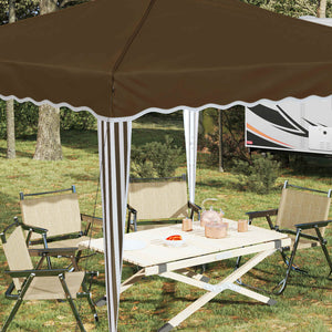 Αυτοσχέδιο Μόρφωση Taupe 288 x 288 x 245 εκ Ύφασμα Όξφορντ - Pakobazaar