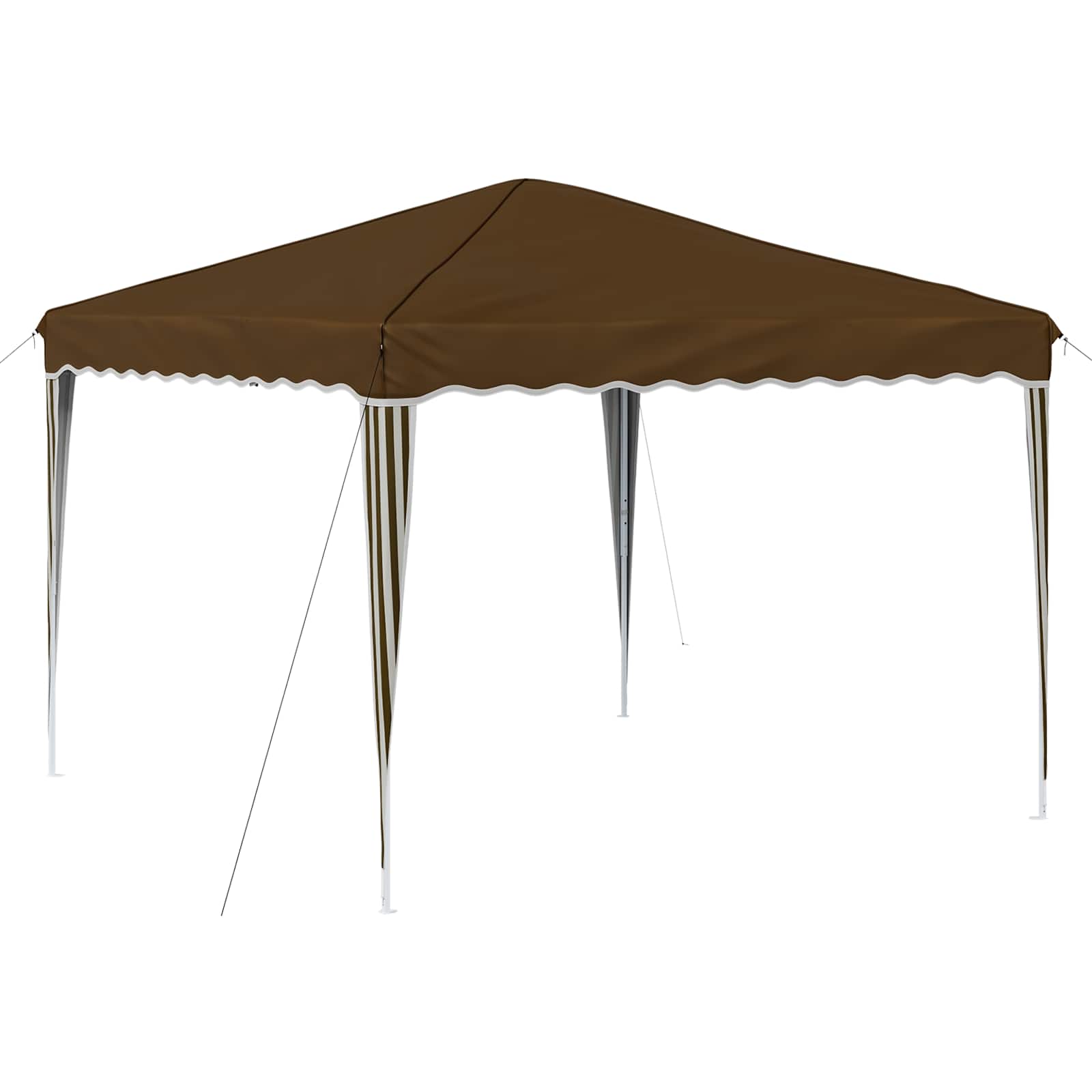 Αυτοσχέδιο Μόρφωση Taupe 288 x 288 x 245 εκ Ύφασμα Όξφορντ - Pakobazaar