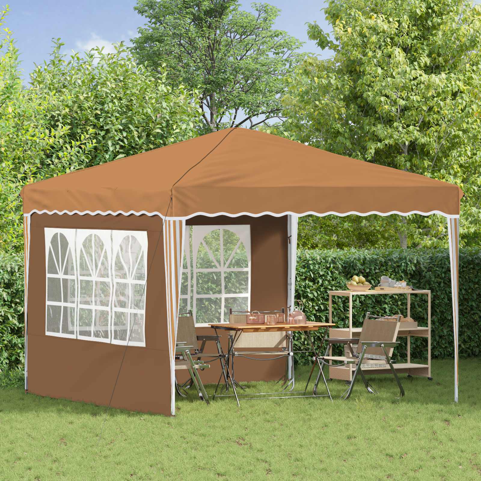 Αυτοσχέδιο Μόρφωση Μπεζ 288 x 288 x 245 εκ Ύφασμα Όξφορντ - Pakobazaar