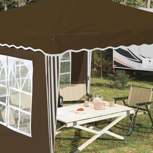 Αυτοσχέδιο Μόρφωση Taupe 288 x 288 x 245 εκ Ύφασμα Όξφορντ - Pakobazaar