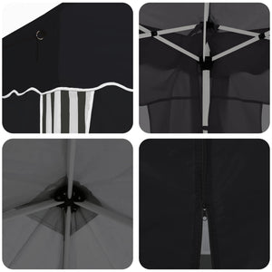Αυτοσχέδιο Μόρφωση Ανθρακί 288 x 288 x 245 εκ Ύφασμα Όξφορντ - Pakobazaar