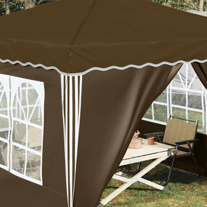 Αυτοσχέδιο Μόρφωση Taupe 288 x 288 x 245 εκ Ύφασμα Όξφορντ - Pakobazaar