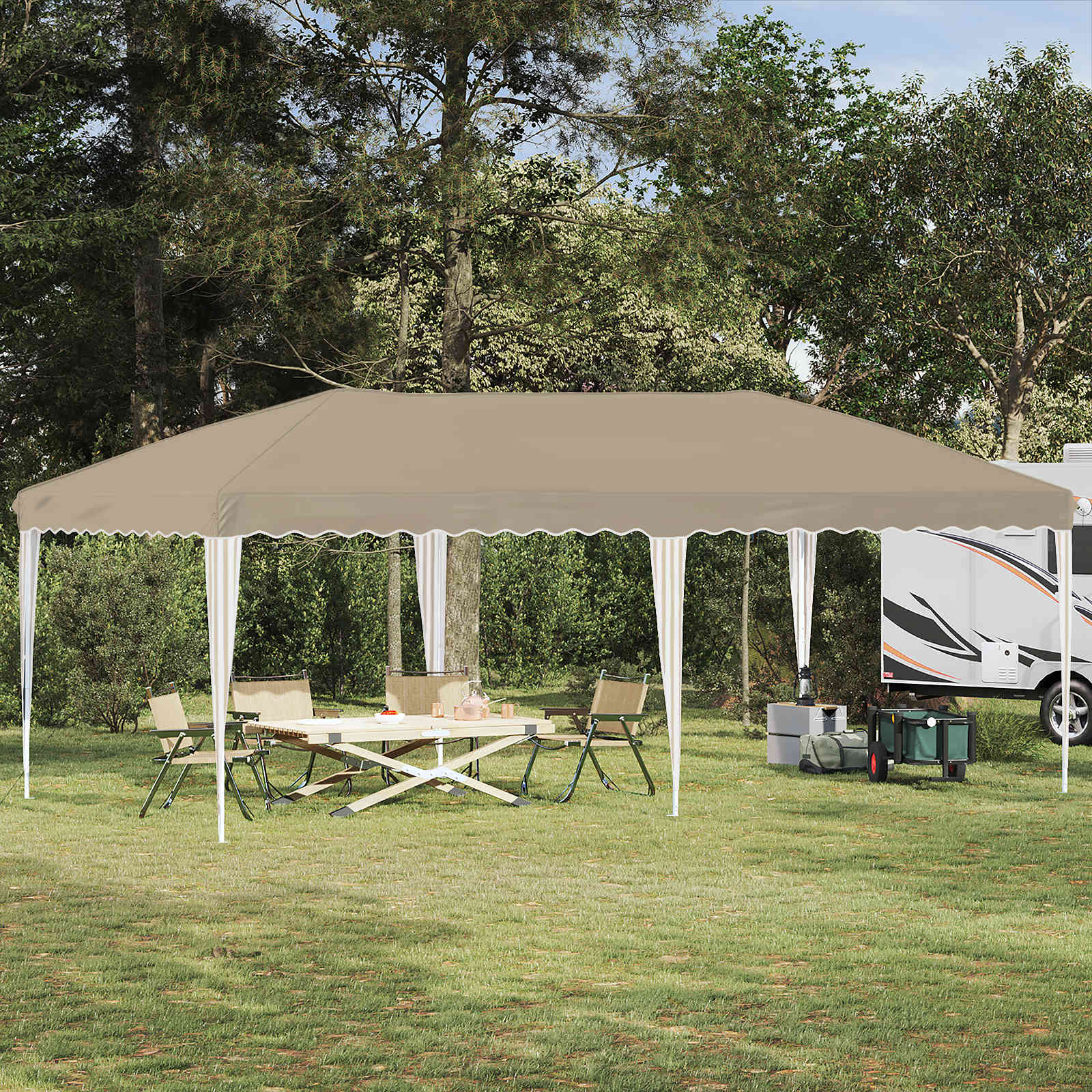 Αυτοσχέδιο Μόρφωση 575 x 290 x 245 εκ Κρεμ - Pakobazaar