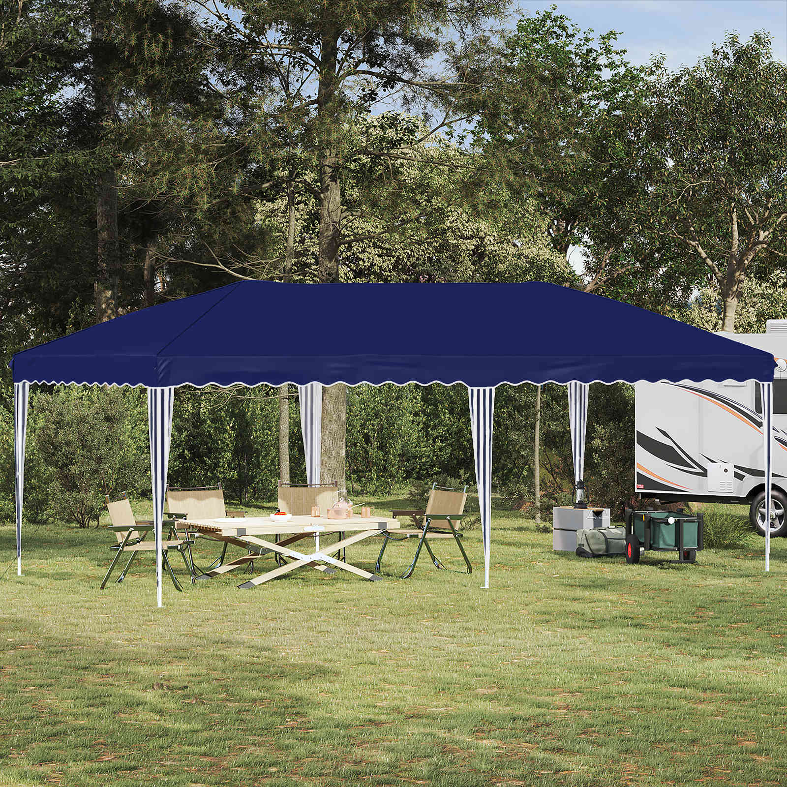 Αυτοσχέδιο Μόρφωση 575 x 290 x 245 εκ Μπλε - Pakobazaar