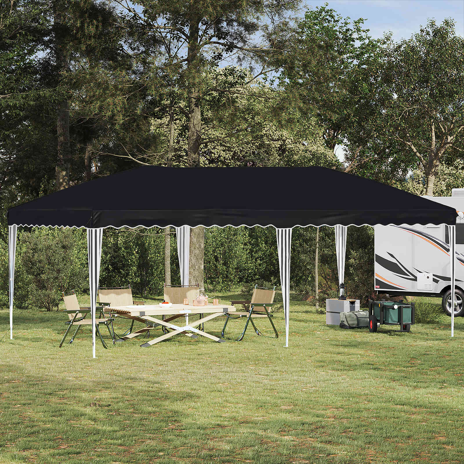 Αυτοσχέδιο Μόρφωση 575 x 290 x 245 εκ Ανθρακί - Pakobazaar
