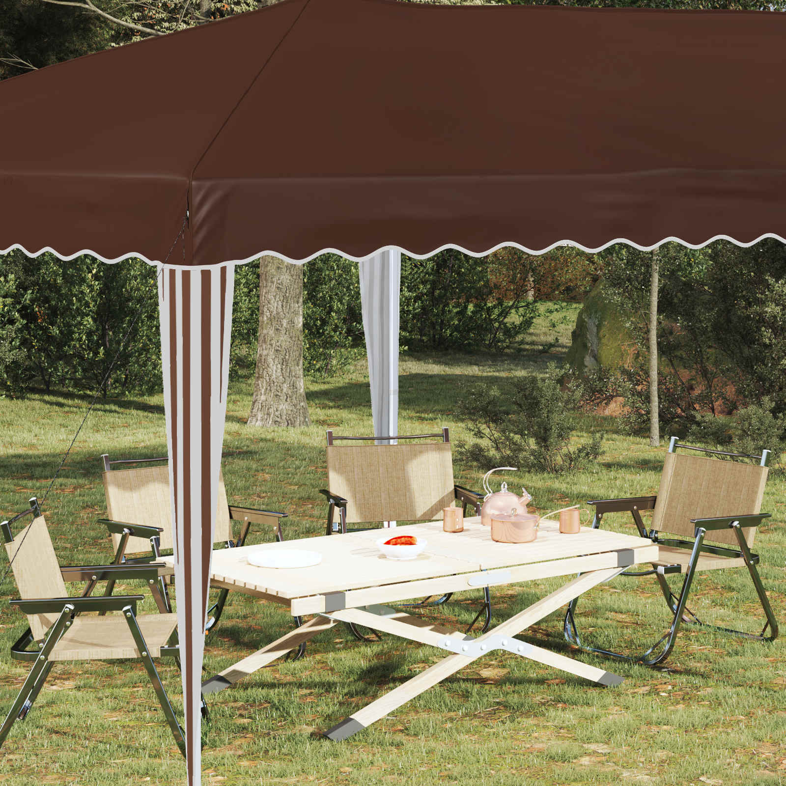 Αυτοσχέδιο Μόρφωση 575 x 290 x 245 εκ Καφέ - Pakobazaar