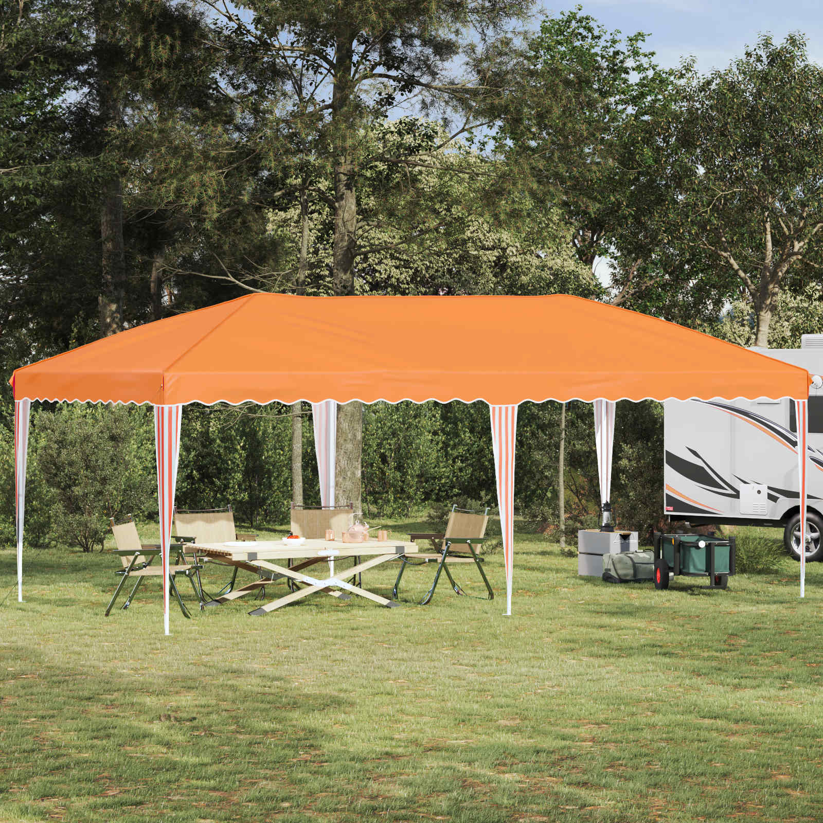 Αυτοσχέδιο Μόρφωση 575 x 290 x 245 εκ Πορτοκαλί - Pakobazaar