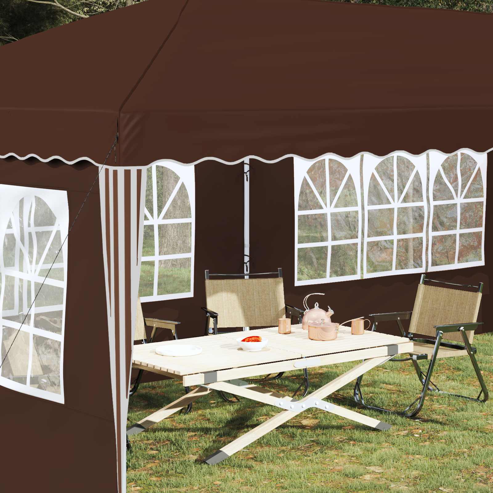 Αυτοσχέδιο Μόρφωση 575 x 289 x 245 εκ Καφέ - Pakobazaar