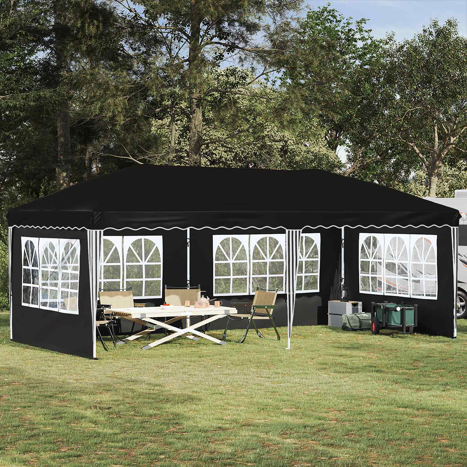 Αυτοσχέδιο Μόρφωση 575 x 289 x 245 εκ Μαύρο - Pakobazaar