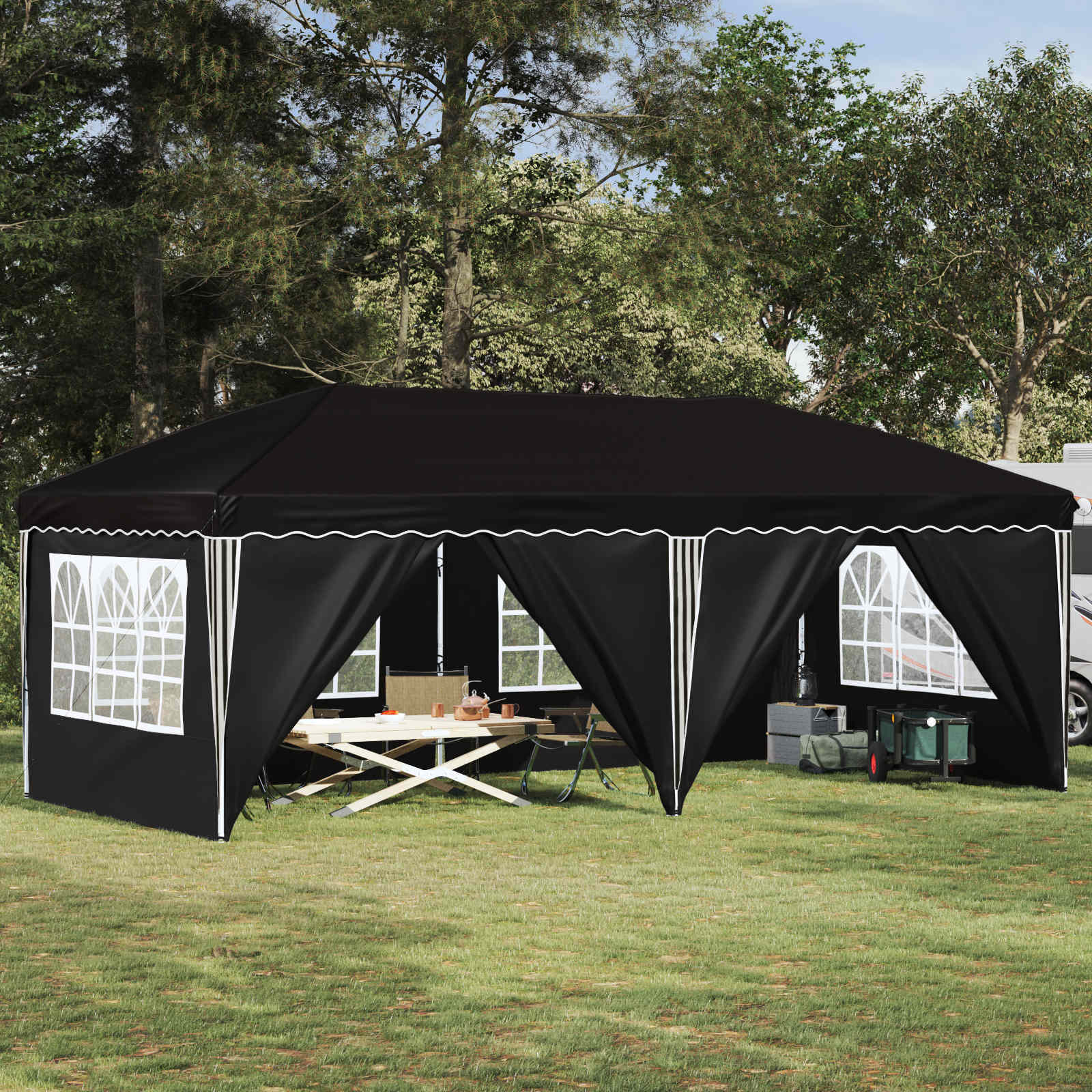 Αυτοσχέδιο Μόρφωση 575 x 288 x 245 εκ Μαύρο - Pakobazaar