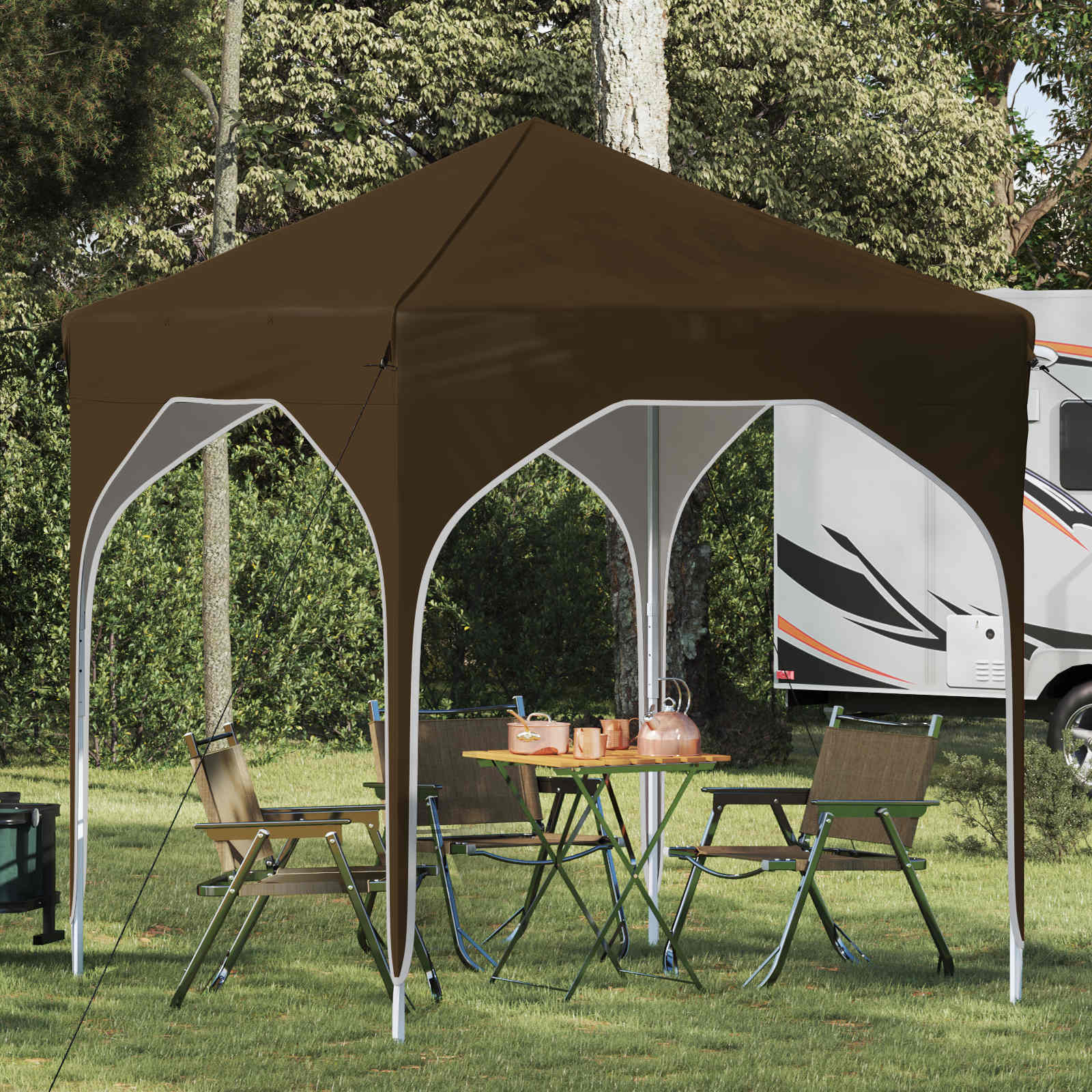 Αυτοσχέδιο Μόρφωση 194 x 194 x 245 εκ. Taupe - Pakobazaar