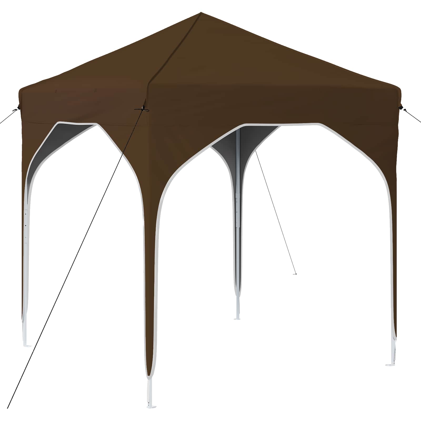Αυτοσχέδιο Μόρφωση 194 x 194 x 245 εκ. Taupe - Pakobazaar