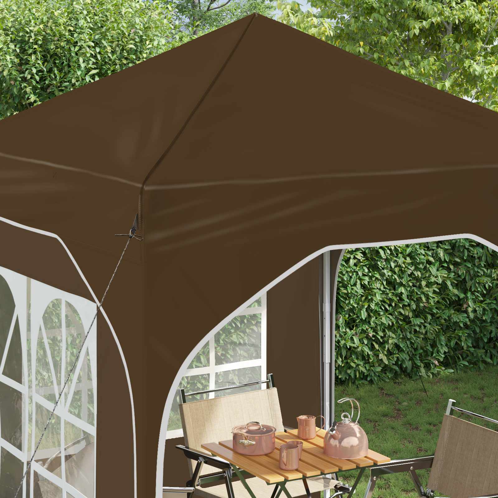 Αυτοσχέδιο Μόρφωση 192 x 192 x 245 εκ. Taupe - Pakobazaar