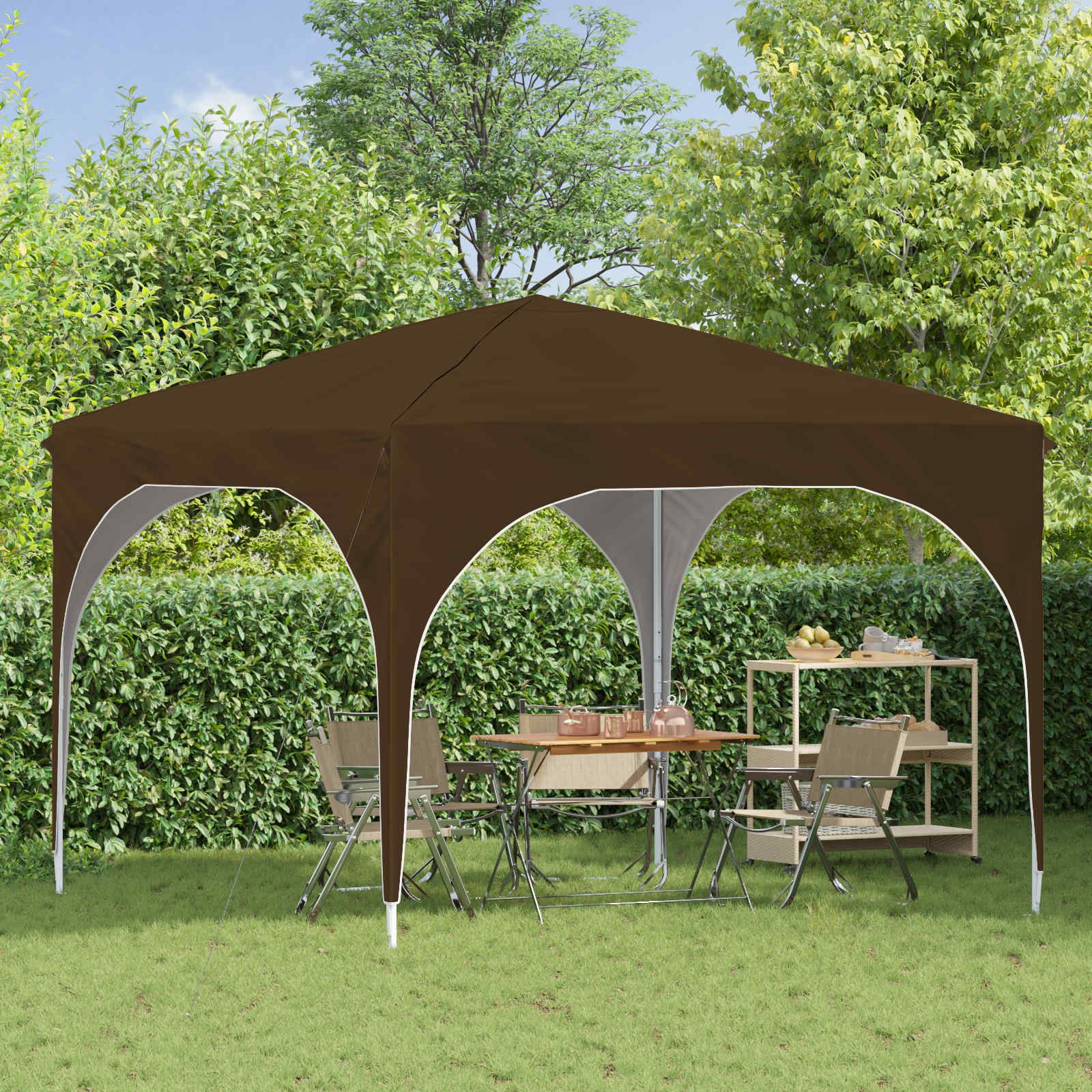 Αυτοσχέδιο Μόρφωση 290 x 290 x 245 εκ Taupe - Pakobazaar