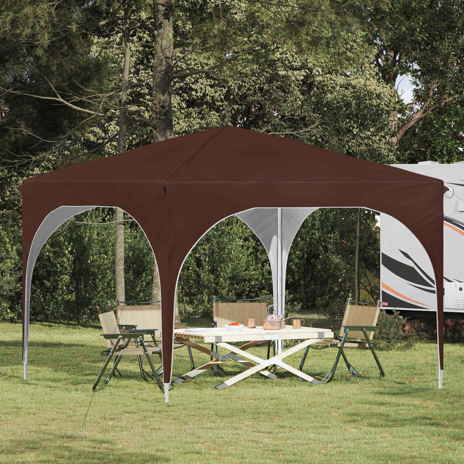 Αυτοσχέδιο Μόρφωση 290 x 290 x 245 εκ Καφέ - Pakobazaar