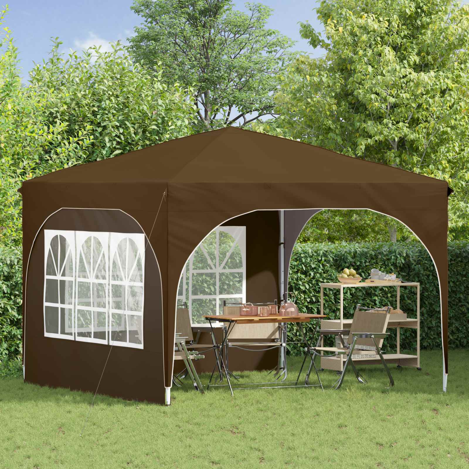 Αυτοσχέδιο Μόρφωση 290 x 290 x 245 εκ Taupe - Pakobazaar