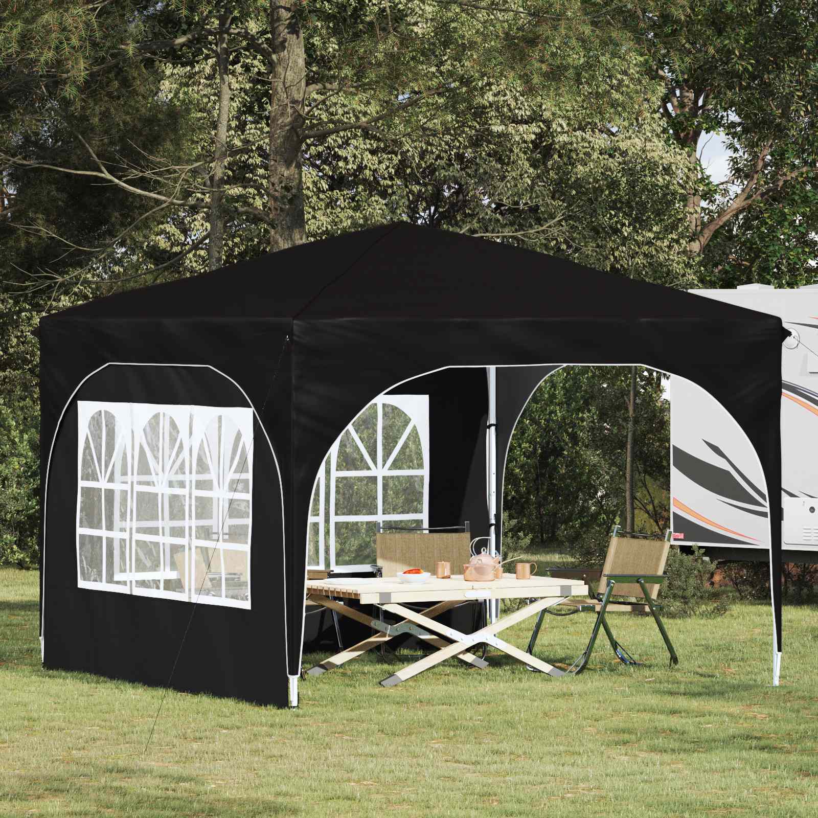 Αυτοσχέδιο Μόρφωση 290 x 290 x 245 εκ Μαύρο - Pakobazaar
