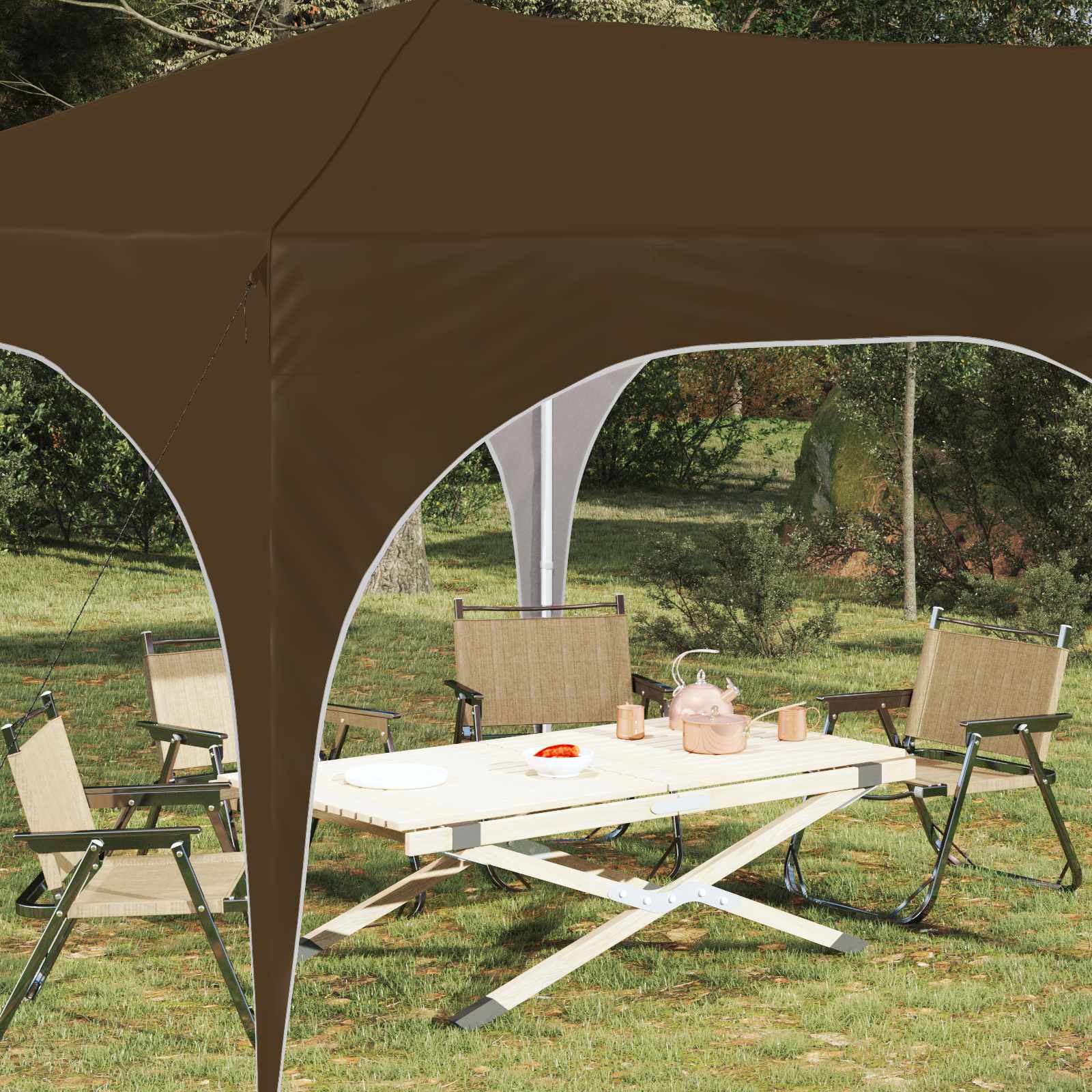 Αυτοσχέδιο Μόρφωση Taupe 575 x 288 x 245 εκ Ύφασμα Όξφορντ - Pakobazaar