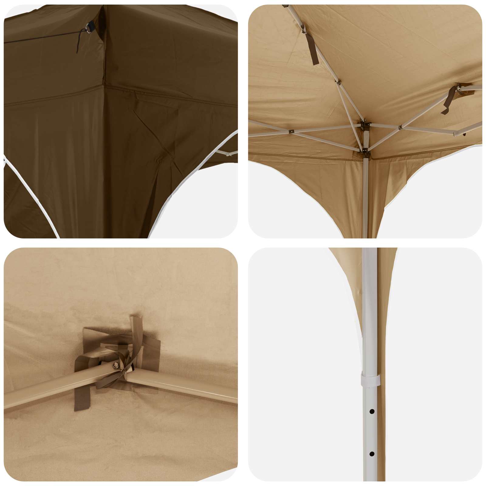 Αυτοσχέδιο Μόρφωση Taupe 575 x 288 x 245 εκ Ύφασμα Όξφορντ - Pakobazaar