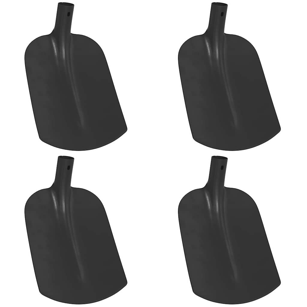 Κεφάλι Φτυαριού 4 pcs Μαύρο 34,5 x 24 εκ.