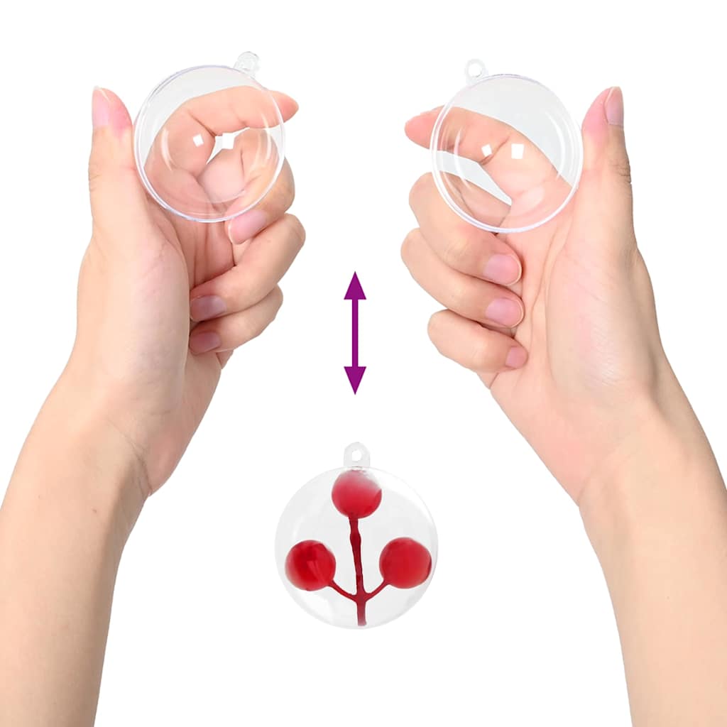 Σετ Χριστουγεννιάτικων Στρογγυλών Μπαλίτσων 200 pcs Ø 5 εκ.