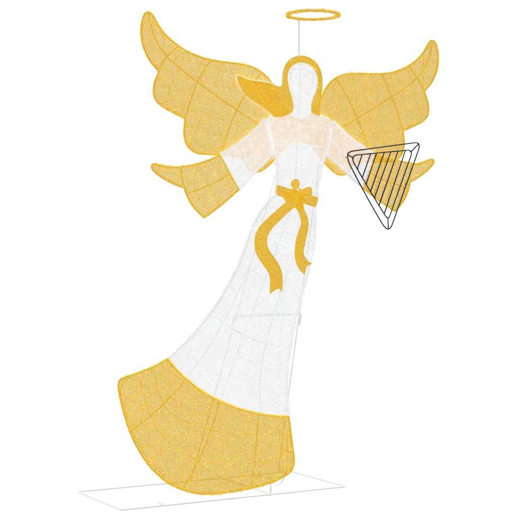 Φωτεινός Γωνιακός Θερμό λευκό 116 x 29 x 158.5 εκ. Πολυεστέρας - Pakobazaar