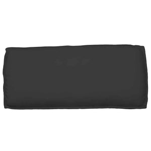 Σετ μαξιλαριών Ύφασμα Όξφορντ Μαύρο 120 x 50 x 52 εκ.