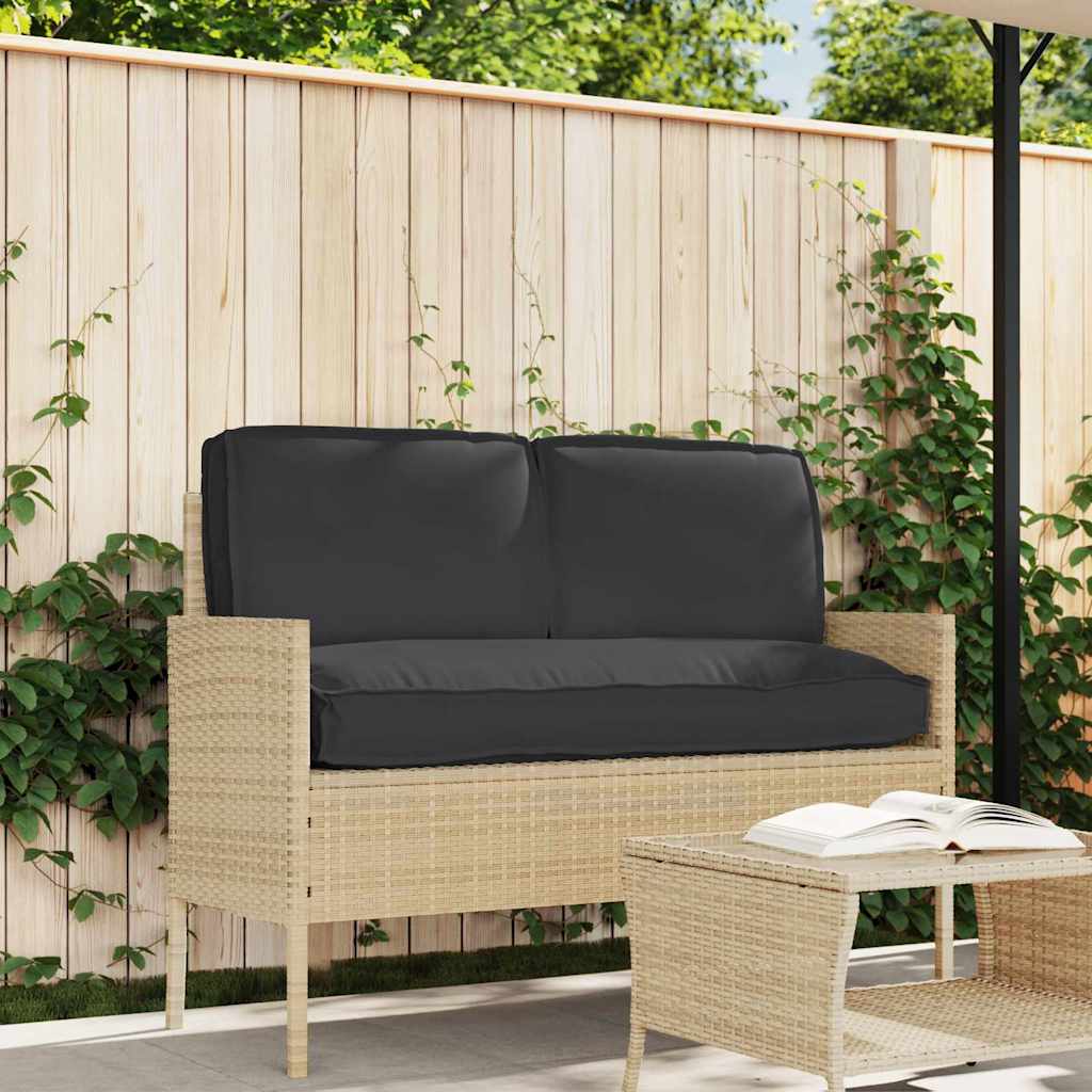 Σετ μαξιλαριών Ύφασμα Όξφορντ Μαύρο 120 x 60 x 52 εκ. - Pakobazaar