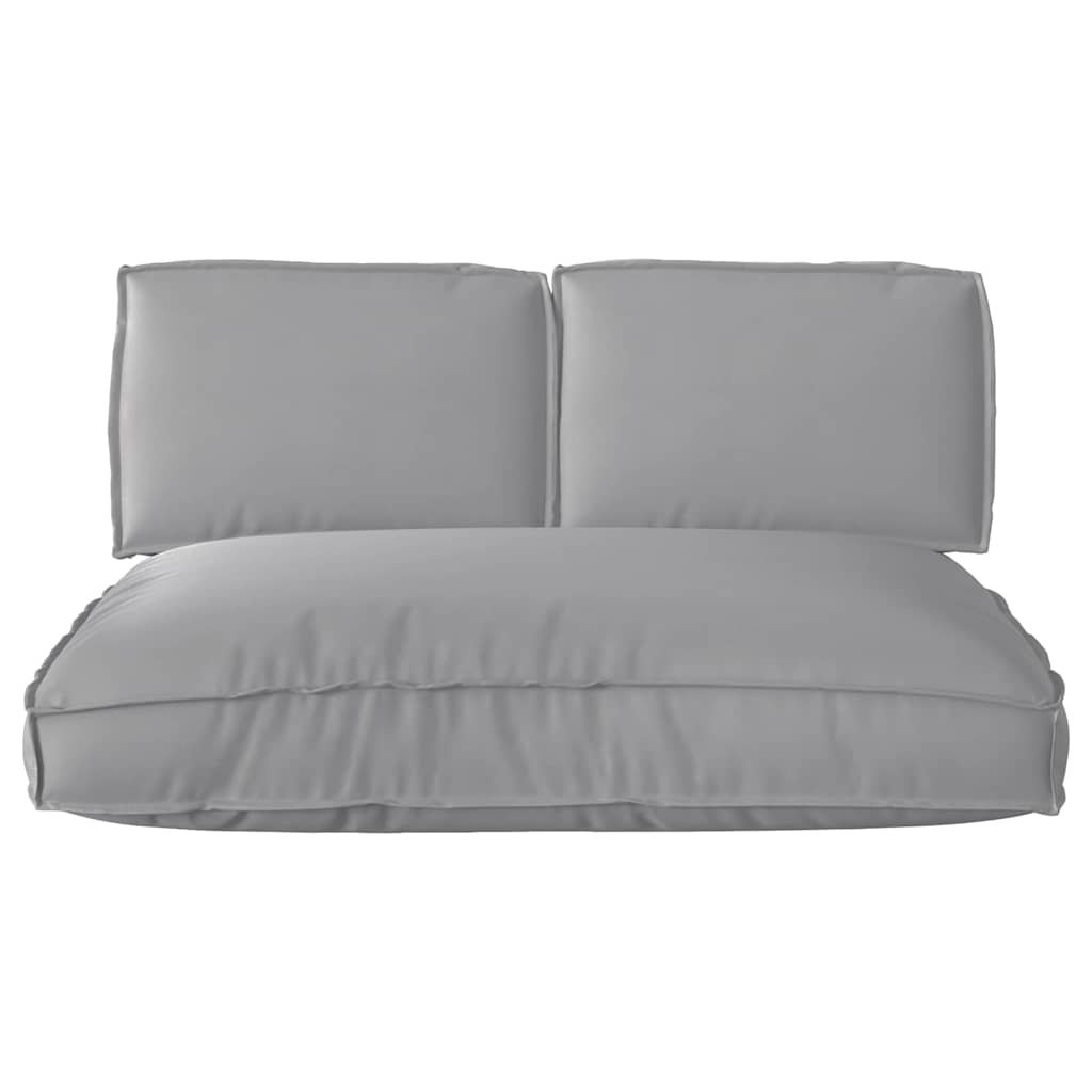 Σετ μαξιλαριών 3 pcs Γκρι Ύφασμα Όξφορντ