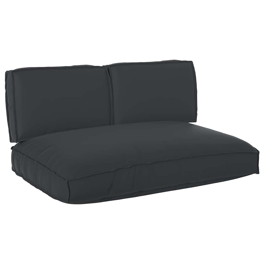 Σετ μαξιλαριών Ύφασμα Όξφορντ Μαύρο 120 x 80 x 52 εκ. - Pakobazaar
