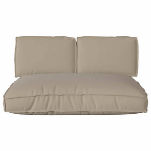 Σετ μαξιλαριών 3 pcs Taupe Ύφασμα Όξφορντ - Pakobazaar