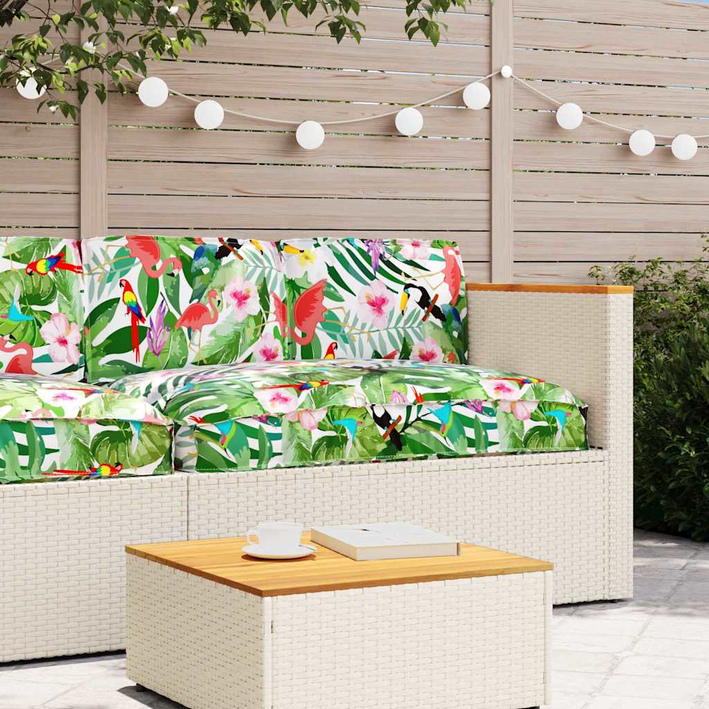 Σετ μαξιλαριών Floral 3 pcs Πολύχρωμο Ύφασμα Όξφορντ - Pakobazaar