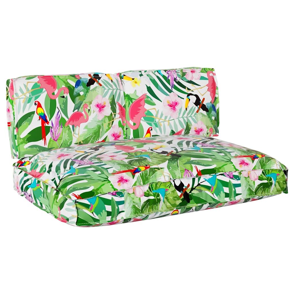 Σετ μαξιλαριών Floral 3 pcs Πολύχρωμο Ύφασμα Όξφορντ - Pakobazaar