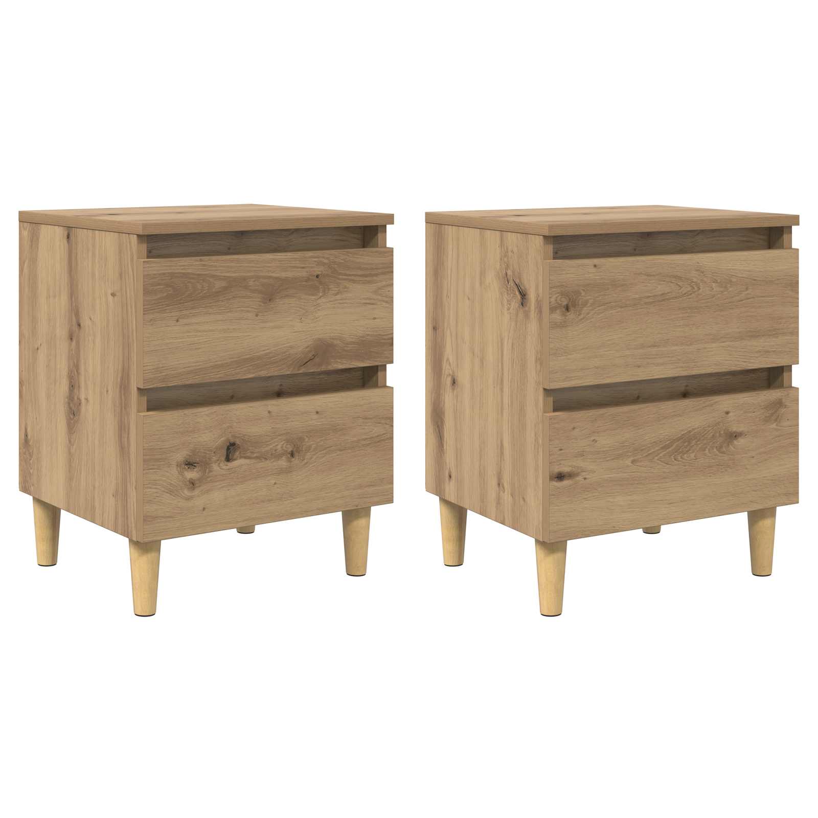 Κρεβάτια Ντουλάπες 2 pcs Artisan Oak 40 x 35 x 50 εκ. - Pakobazaar