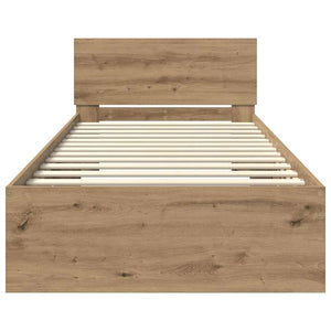 Σκελετός Κρεβατιού Artisan Oak 90 x 200 cm Επεξεργασμένο ξύλο - Pakobazaar