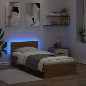 Σκελετός Κρεβατιού Artisan Oak 90 x 190 cm Επεξεργασμένο ξύλο - Pakobazaar