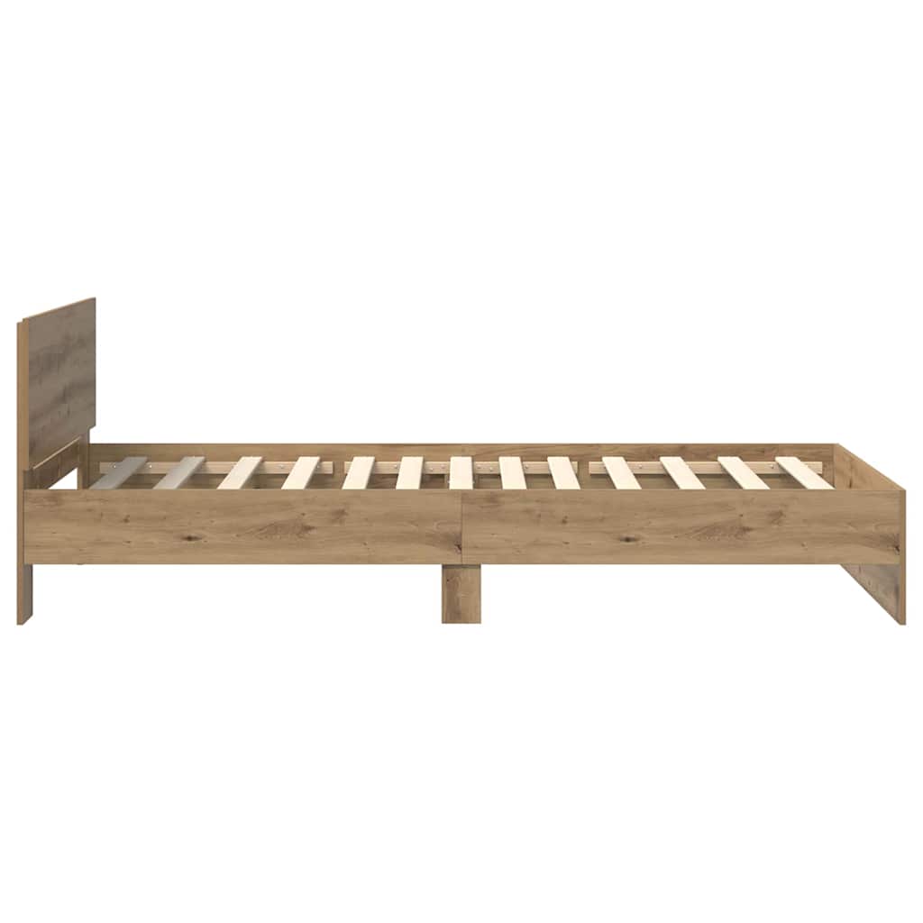 Σκελετός Κρεβατιού Artisan Oak 90 x 190 cm Επεξεργασμένο ξύλο - Pakobazaar
