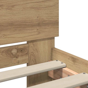Σκελετός Κρεβατιού Artisan Oak 75 x 190 cm Επεξεργασμένο ξύλο - Pakobazaar